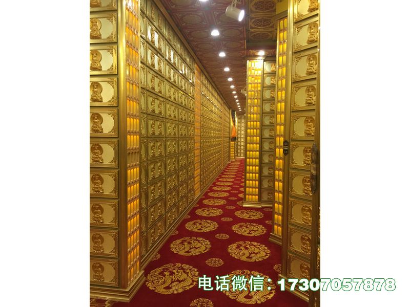 木雕骨灰盒存放架